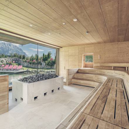 Sauna "Bergsee" im Alpenresort Schwarz
