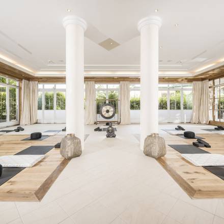 Yogaraum im Alpenresort Schwarz in Tirol
