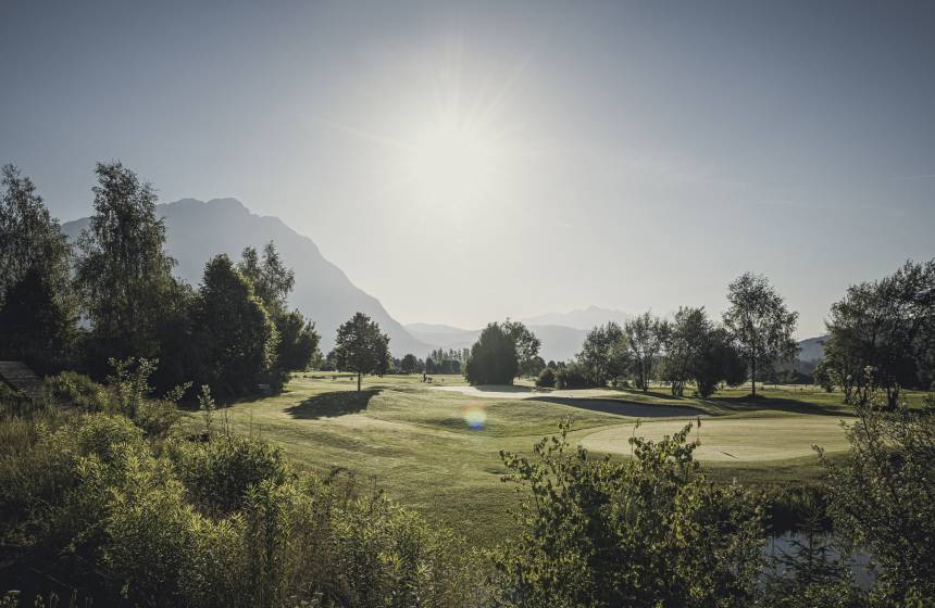 Aussicht auf die Tiroler Alpen