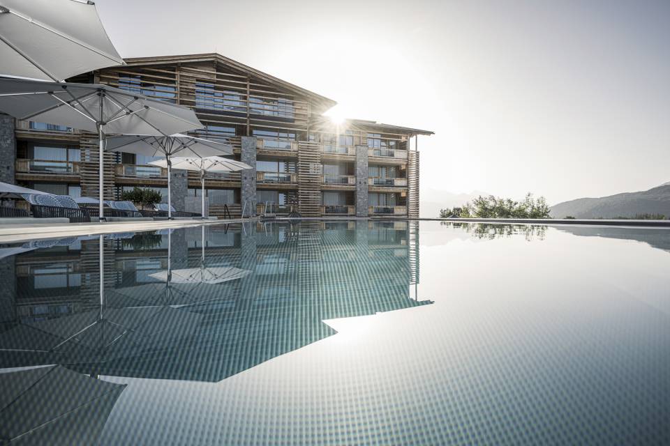 Infinitypool des Alpenresort Schwarz