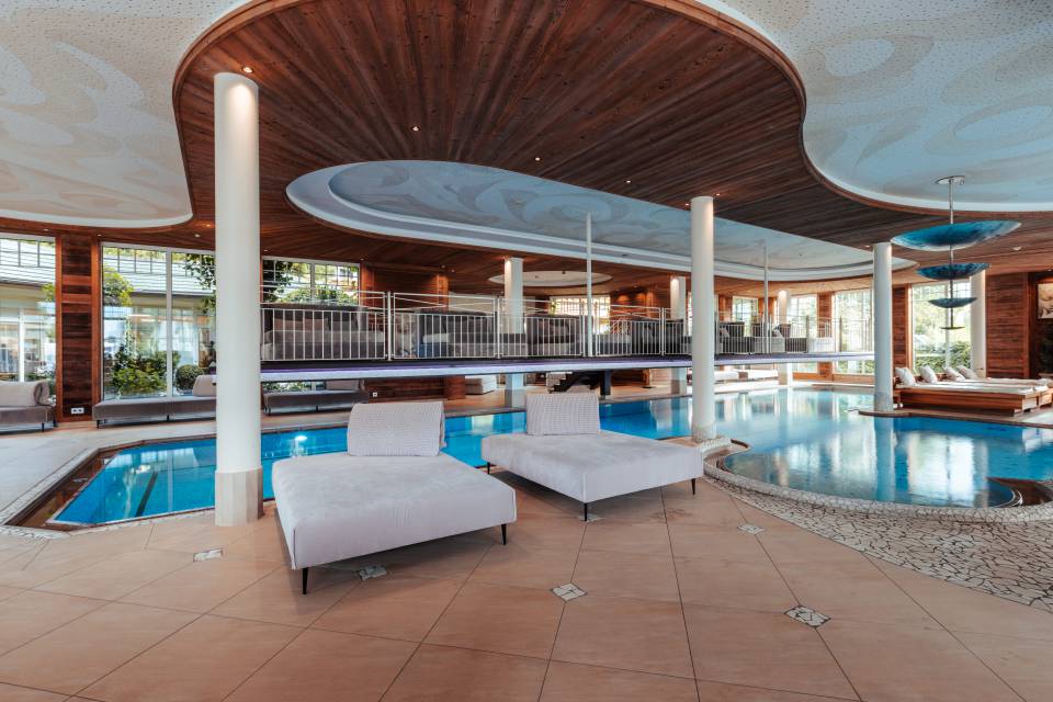 Indoor relaxation pools - Alpenresort Schwarz