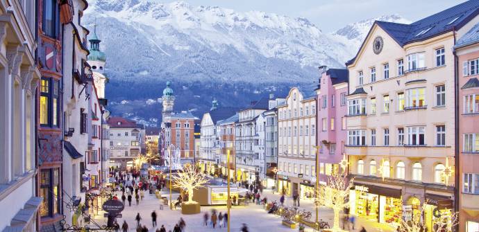 Christkindlmarkt in der Innsbrucker Altstadt