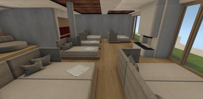 Rendering Ruheraum Kamin